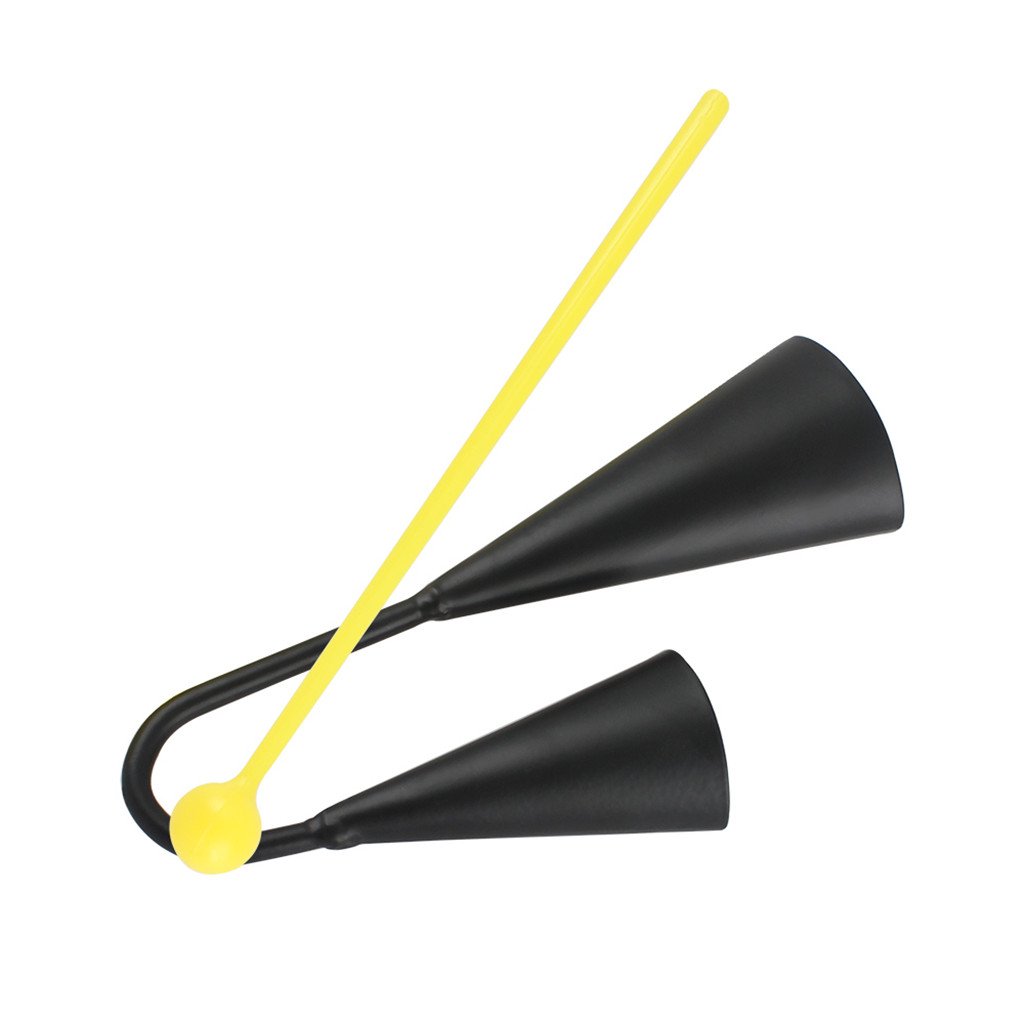 Set di 5 campanacci doppi in ferro nero per strumenti musicali