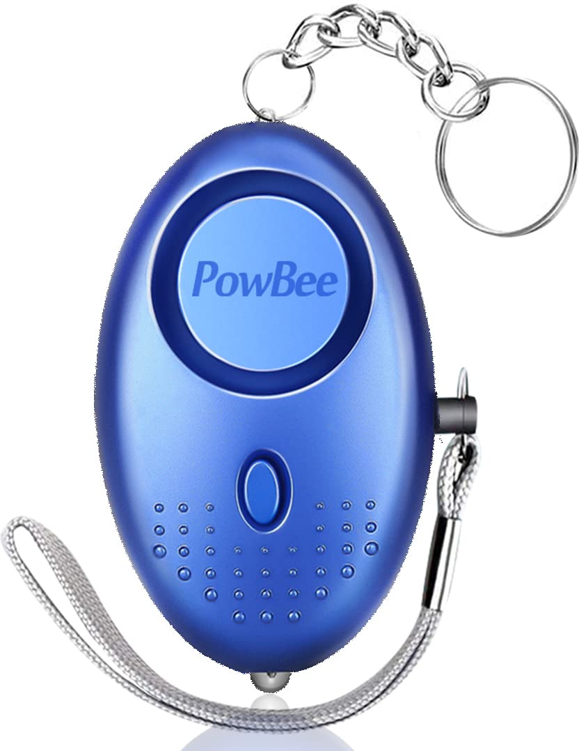 Personal Alarms For Women - Reusable Police Approved 150DB LOUD Security Alarms Keychain with LED Light, Small Personal Safety Alarm for Women Girls Kids and Elderly,Dog Walker,1 PACK Blue