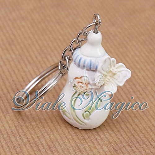 Viale Magico Lot de 12 bonbonnières pour naissance, baptême, petite fille, motif papillon Cover