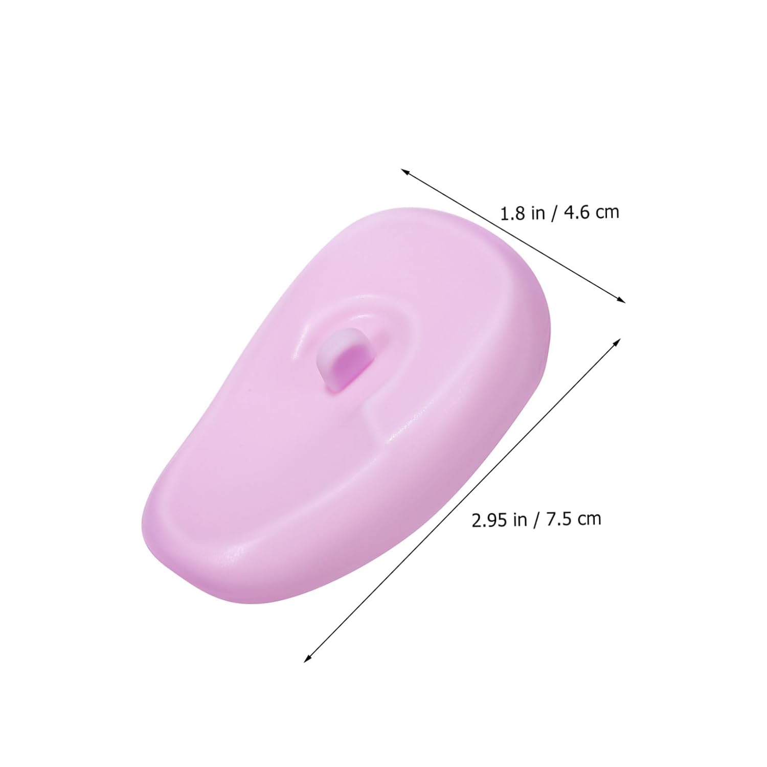 4pairs Silicone Ear Covers for Hair Dyeing Shower Ear Plugs Women Warmers Non-slip Protectors for Salon Home Use
