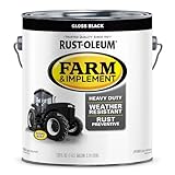 Rust-Oleum 280165 Farm & Implement Enamel Paint, Gallon, Gloss Black