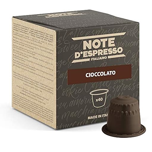 Note d´Espresso - Chocolate - Cápsulas compatibles con Cafeteras NESPRESSO - 40 caps | Ya disponible en tu tienda friki favorita! En mundofriki.es!