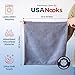 USANOOKS Microfiber Cleaning Cloth Grey - 12 Pcs (12.5