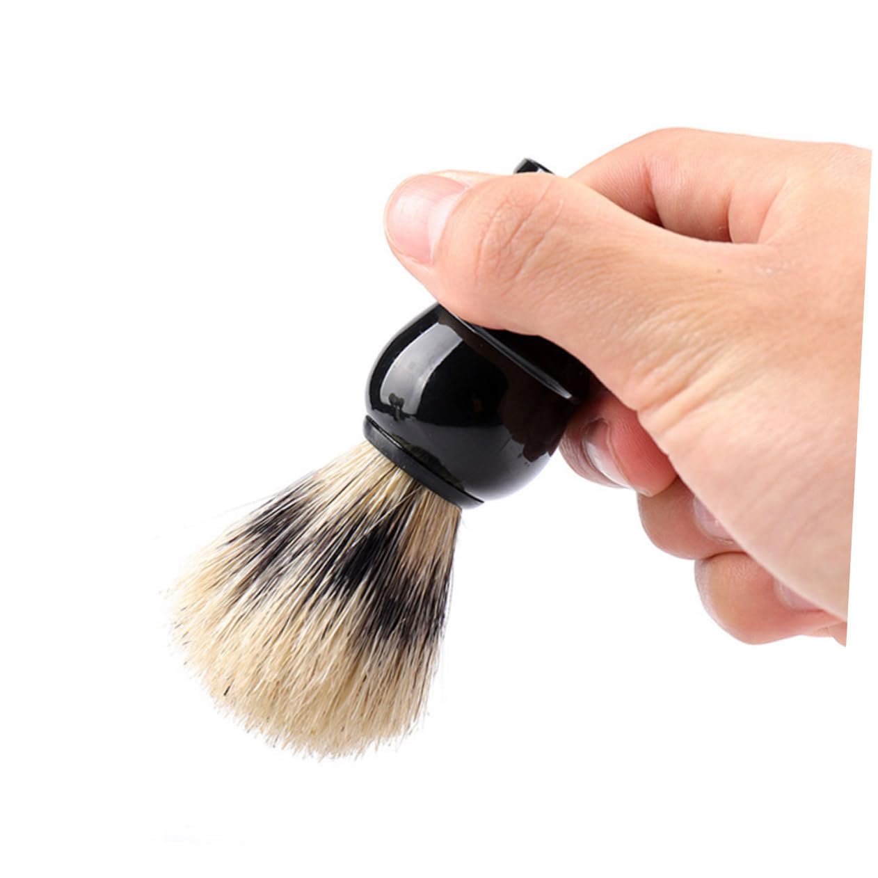 4pcs Shaving Brush Soft Bristle Beard Care Tool Men's Pocket Brush Personal Care Accessory