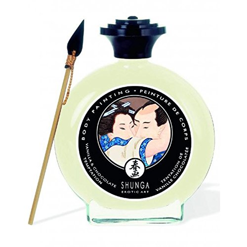 PINTURA de cuerpo comestible vainilla chocolate color blanco 100 ml