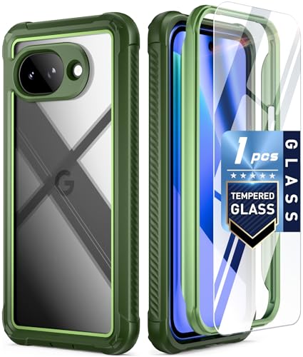 Coque Google Pixel 10A 5G Poetic Guardian avec protection écran en verre trempé intégrée