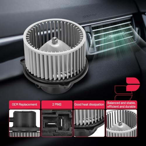 Image of BDFHYK AC Heater Blower Motor Fan 700118 Compatible with Kia 01-06 Optima, Compatible with Hyundai 99-05 Sonata, 01-06 Santa Fe, 01-01 XG300, 02-05 XG350,HVAC Blower Motor Assembly PM5106 BM3943