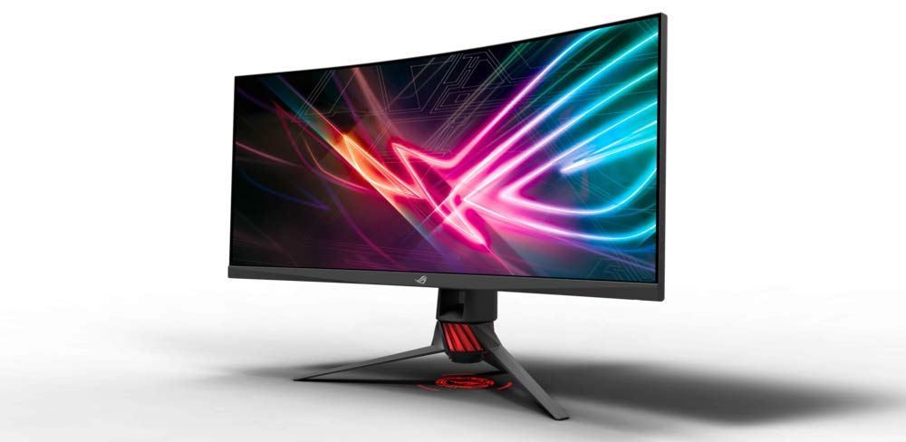 ASUS 35 INCH ROG STRIX XG35VQ CURVED GAMING MONITOR : Amazon.ae