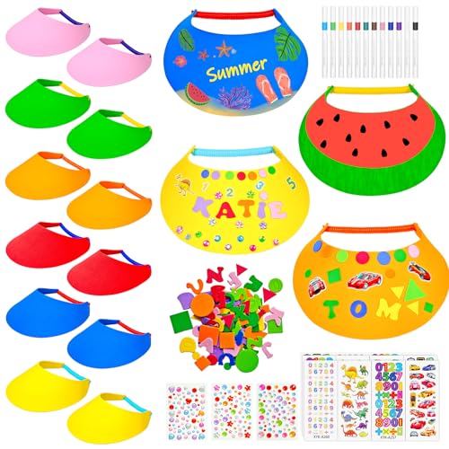 Cinrobiye 12 Set DIY Foam Visor Kit