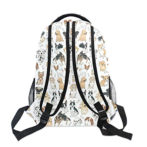 ALAZA-Cute-Doodle-Dog-Print-Animal-Large-Backpack-for-Kids-Boys-Girls-School-Student-Personalized-Laptop-iPad-Tablet-Travel-School-Bag-with-Multiple-Pockets - Cucciolini Doodles   ALAZA-Cute-Doodle-Dog-Print-Animal-Large-Backpack-for-Kids-Boys-Girls-School-Student-Personalized-Laptop-iPad-Tablet-Travel-School-Bag-with-Multiple-Pockets