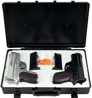 UK ARMS TWIN SPRING AIRSOFT DUAL PISTOL COMBO PACK SET Hand Gun w/ Case 6mm BB Suggest a change