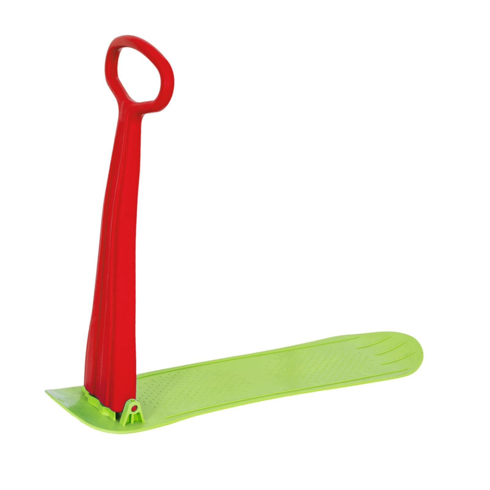 Luge à Neige, Patin à Neige Compact et Portable, Planche à Neige avec Guidon pour 4 Ans et Plus, Extérieur