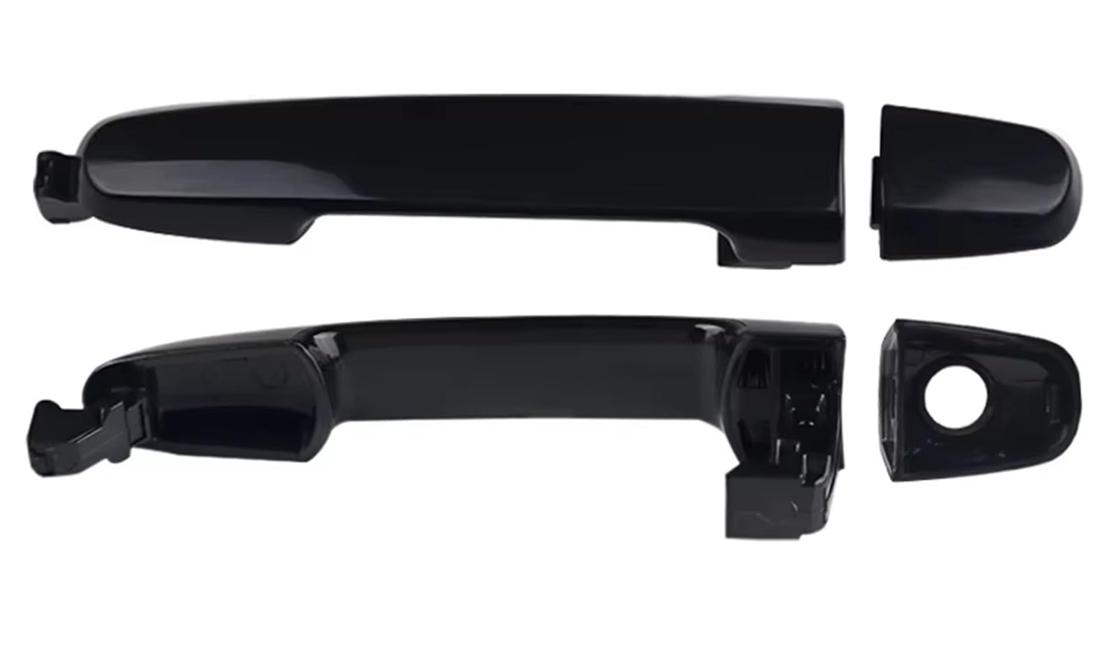 ZJYZYQ Car Sliding Outer Door Handle for Toyota Car Outside Handle Bowl Left Right for Yaris for Solara for Highlander for Matrix Door(Front Door)