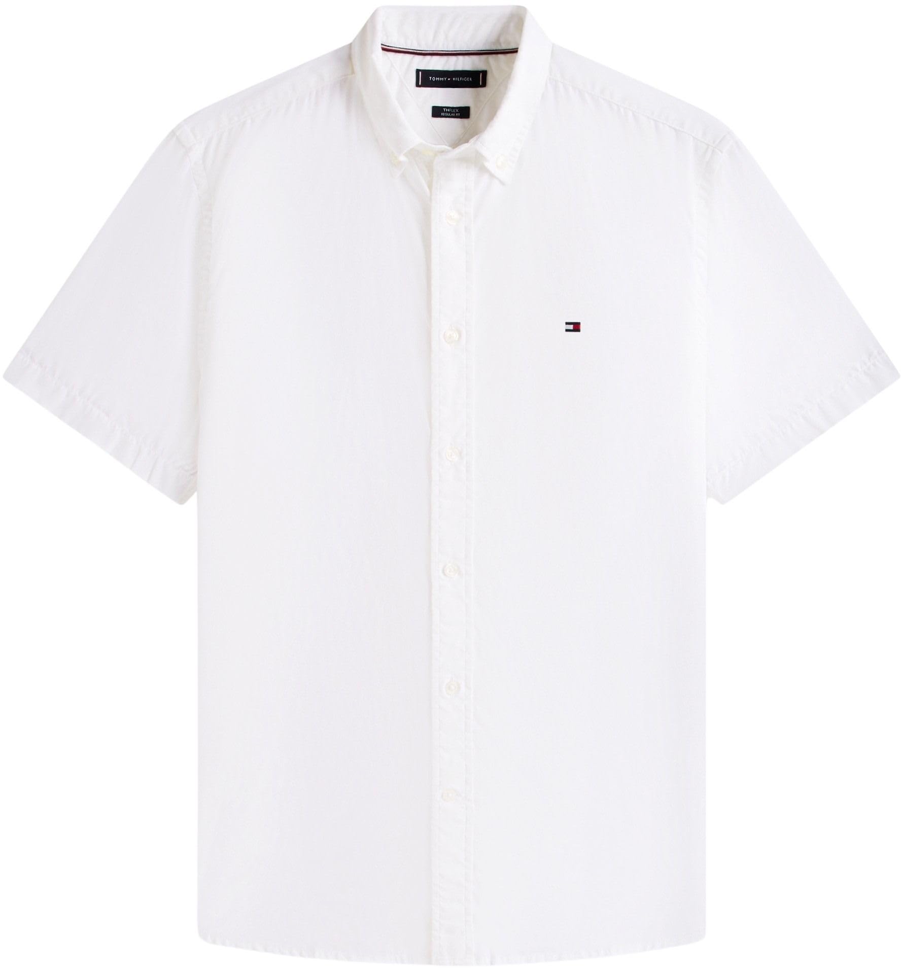 Tommy Hilfiger Herren Core Flex Poplin Solid S/S Shirt Mw0mw42248 S/S Shirt (1er Pack)