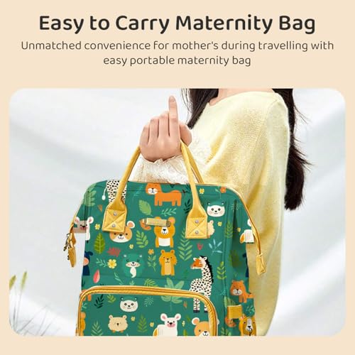 Image of StarAndDaisy Baby Bag Mothers for Travel /Diaper Bag, 28L Waterproof Diaper Bag for Mother for Travel with 15 Multipurpose Pockets