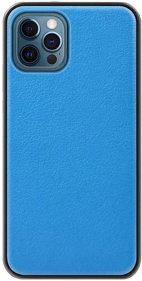 Étui de téléphone iPhone 12 Pro Max cuir résistant aux chocs bleu