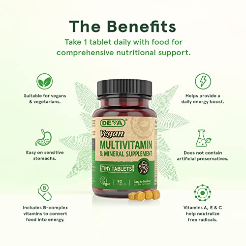 Deva 895634000294 Tiny Tablets Vegan Multivitamins thumb #5