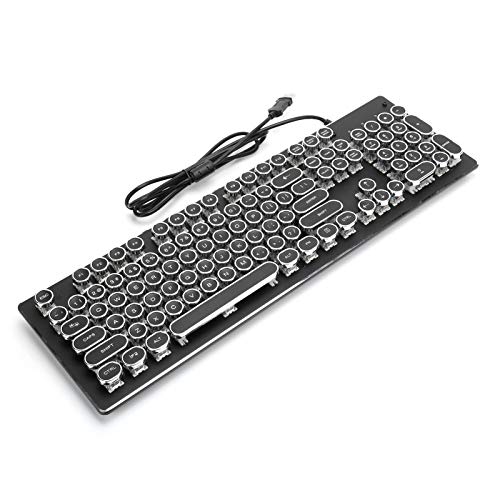Teclado Gamer Heayzoki Retro Mecánico USB RGB