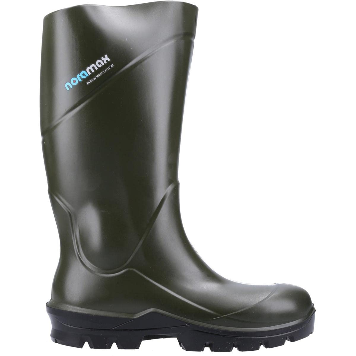NORAMAX AGRI S5 Bota de Agua de Seguridad para Agricultura, Verde, Talla 43