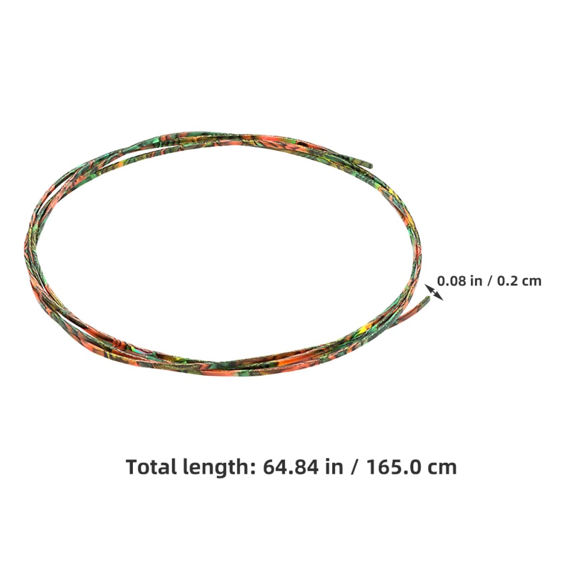 Levemolo Guitar Inlay Strips Decorative Binding Strips for Guitar Body Smooth Comfortable Surface