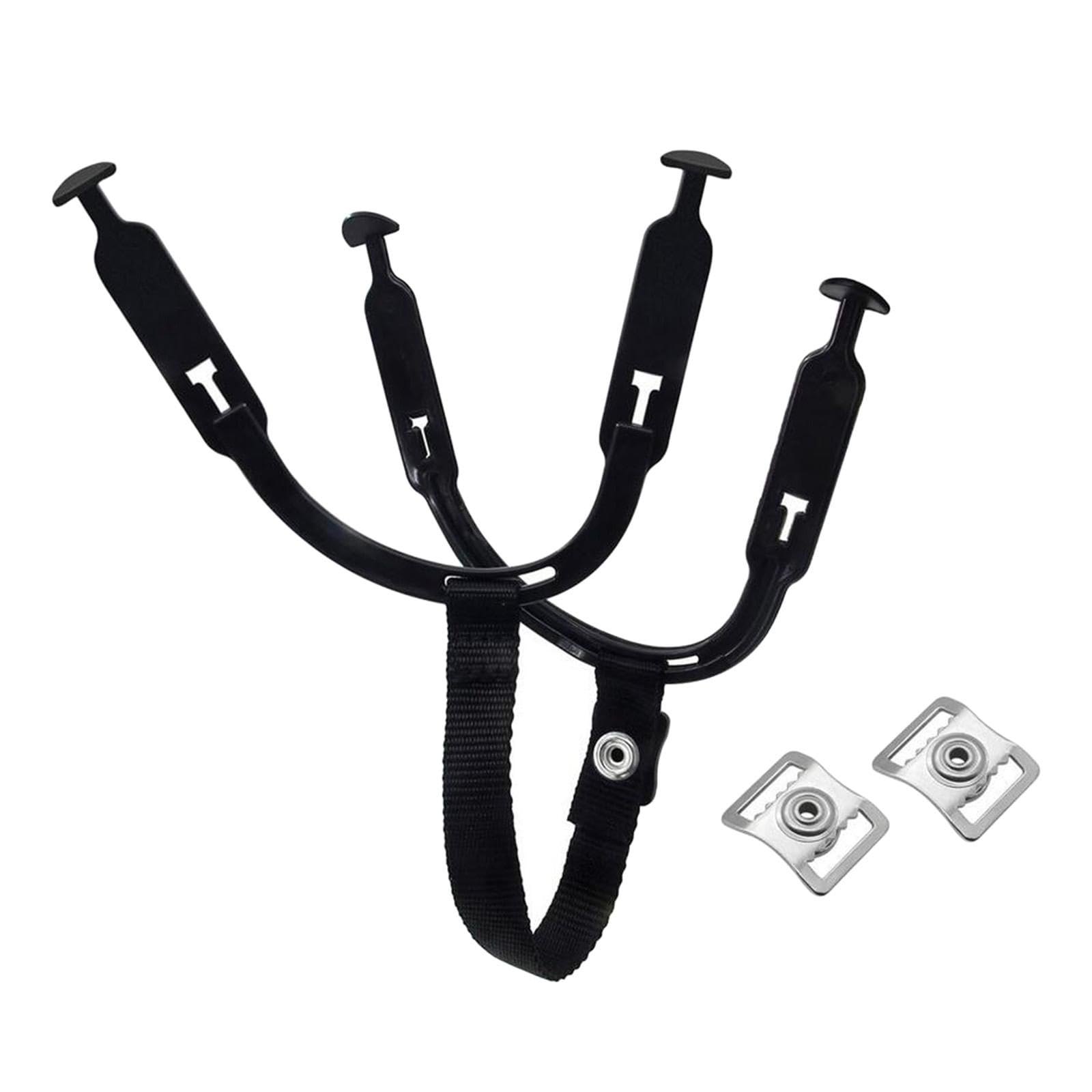 Outil de Réparation de Sangle de Menton pour Casque de Hockey sur Glace, avec Attache de Menton, Clip à Pression Individuel Amovible, Boucles de Sangl
