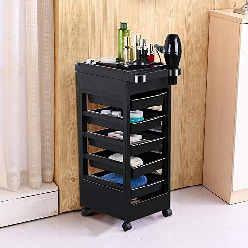Yaheetech Hairdressing Trolley Hair Rolling Cart Salon Beauty Spa