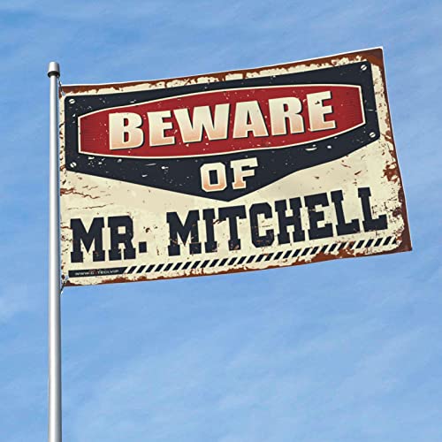 Drapeaux drôles pour les gars pour habiller un mur vide M. Mitchell déco XXL