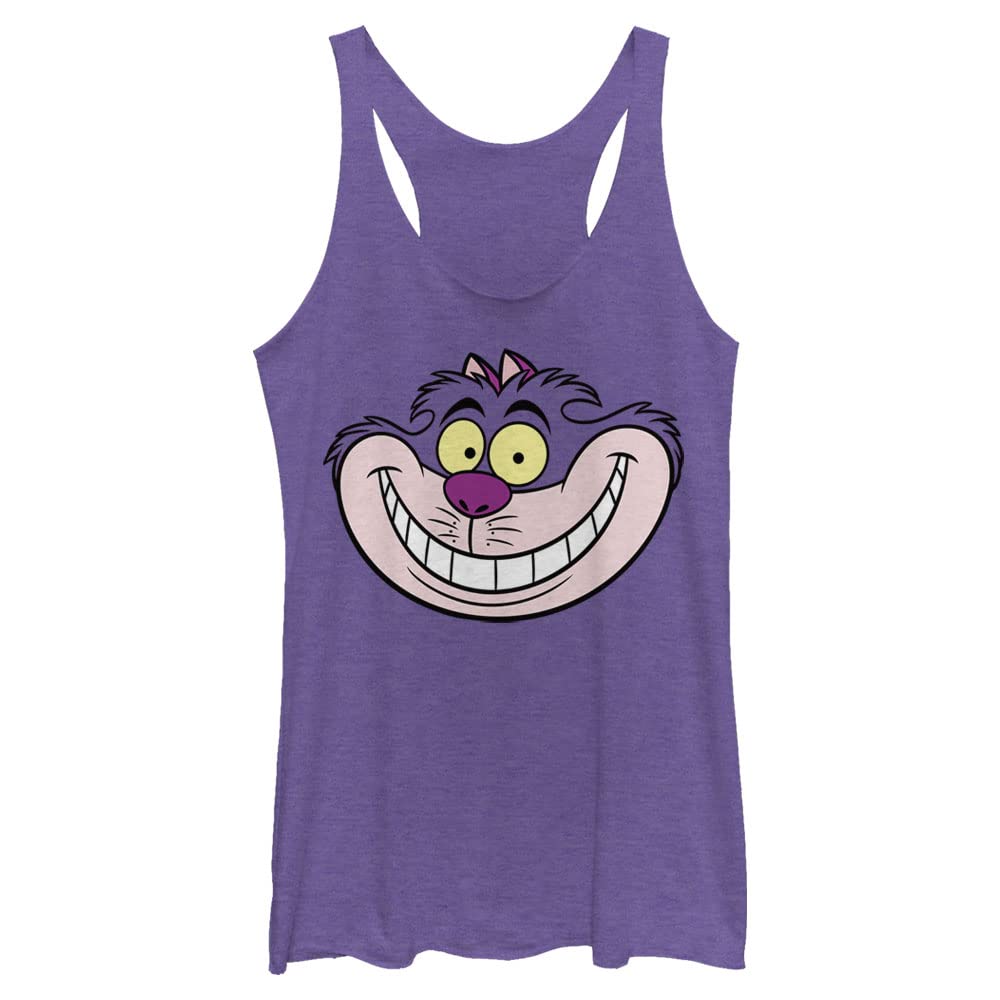 Disney womens Cheshire Big Face T-Shirt