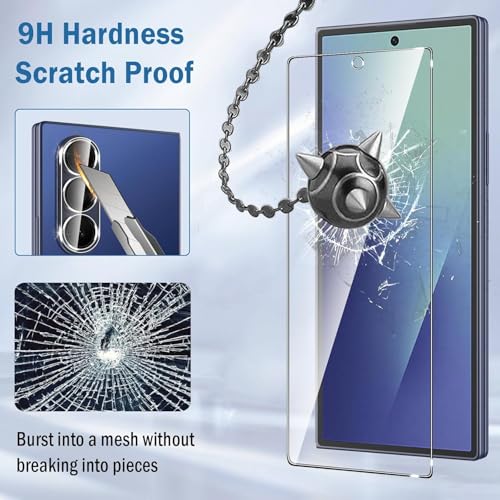 Image of Uyiton SHILD (Pack of 2) Tempered Glass Screen Protector for Samsung Galaxy Z Fold 7 | HD Clarity | Scratch Resistant | Fingerprint Unlock Support | Case Friendly | Full Front Screen Protection