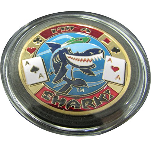MRC Poker Hand Painted Poker Card Guard Cover Protector - I 'M a Shark
