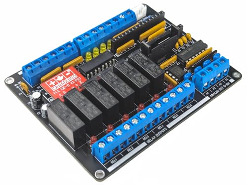 CANADUINO® PLC-100 V2 Programmable Logic Controller DIY Kit for Arduino Nano V3 - Made in Canada