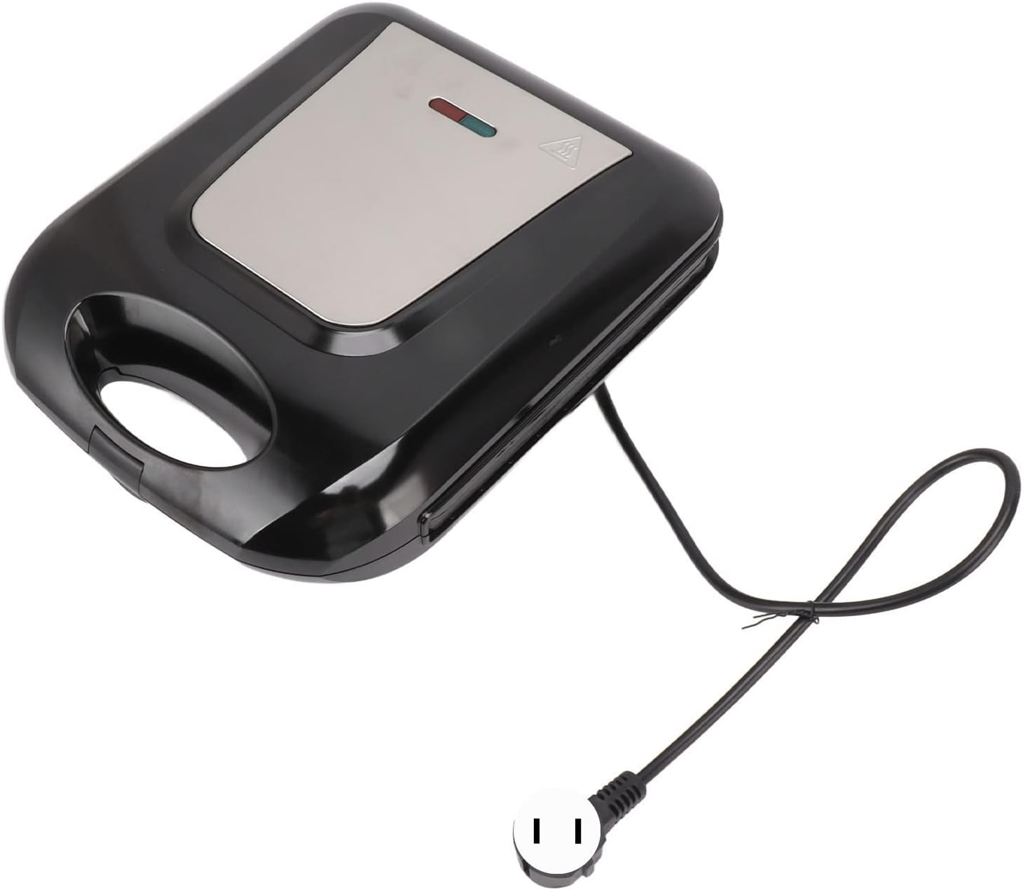 Electric Nut Waffle Maker Safe Grip Double Sided 1400W Stick Wide Application Walnut Cake Maker for Breakfast (US 110V)