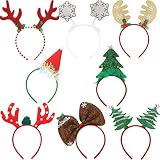 🎄【Regalo perfecto】 Las diademas perfectas para las vacaciones de Navidad, puedes comprarlas para tu familia, tus amigos y para ti.