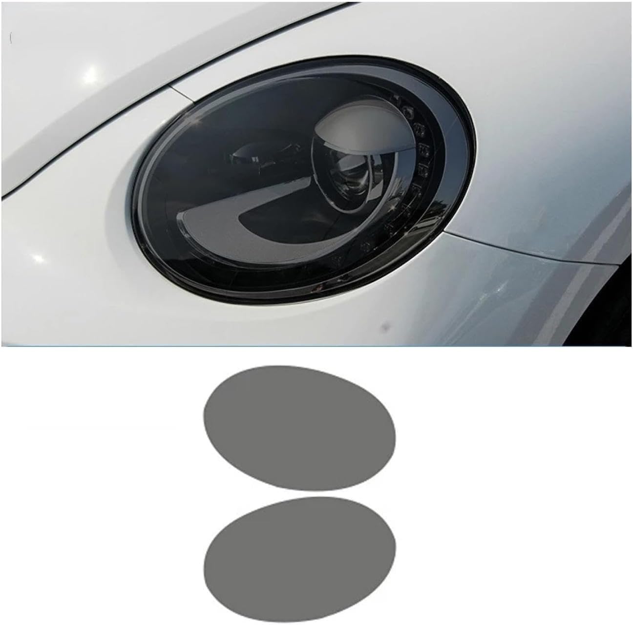 SamLng Car Front Light Film For Beetle 2013-2019 Car Headlight Film Headlight Protection Sticker Car Front Headlamp Protection film car Lights Film headlight anti-scratch Non-Yellowing protective film