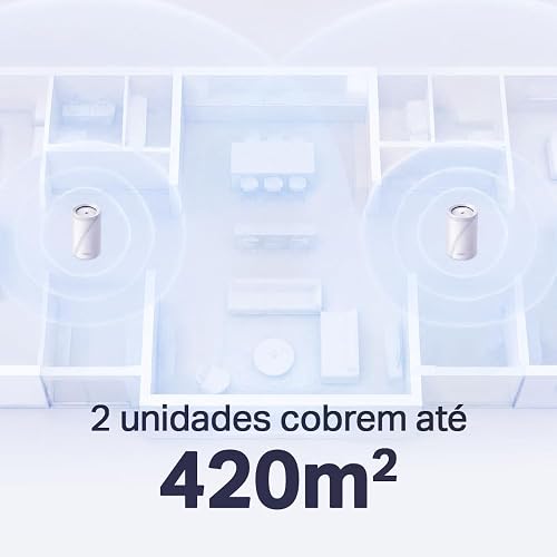TP-Link Deco Mesh WiFi 7, 9,3 Gbit/s, Pack de 2, Deco BE65 - 5