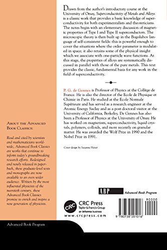 Superconductivity Of Metals And Alloys (Advanced Books Classics) #TOP1