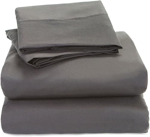 Miniatura 1 de Juego de sábanas de algodón egipcio  Juego de sábanas tamaño Queen  Juego de sábanas de 4 piezas  Juego de sábanas  Resistente a las arrugas y a la