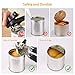 KZGRIT Abrelatas Manual, Acero Inoxidable, Borde Liso, Abridor de Latas Abrebotellas Profesional...