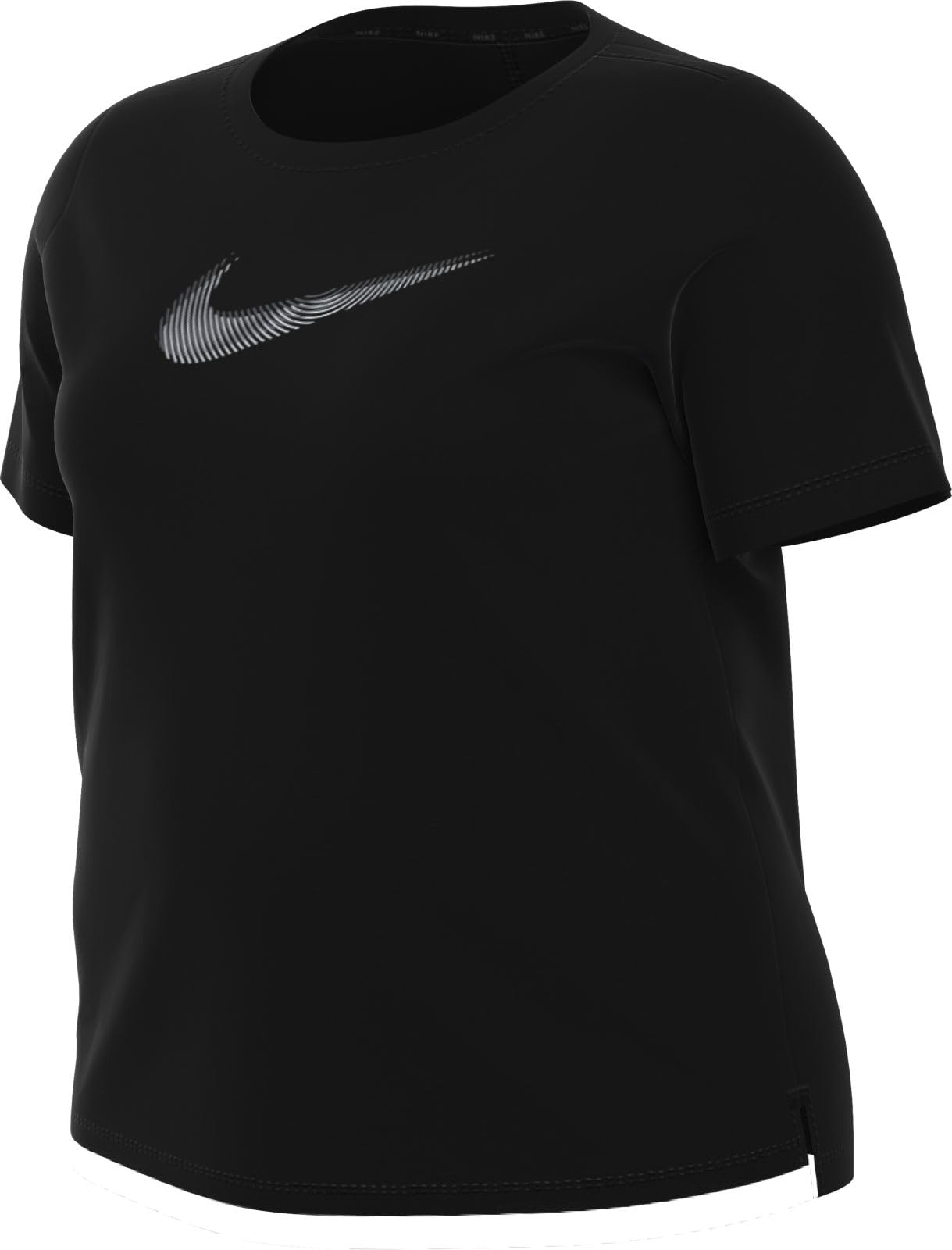 Nike Womens Dri Fit Swoosh T Shirt Black