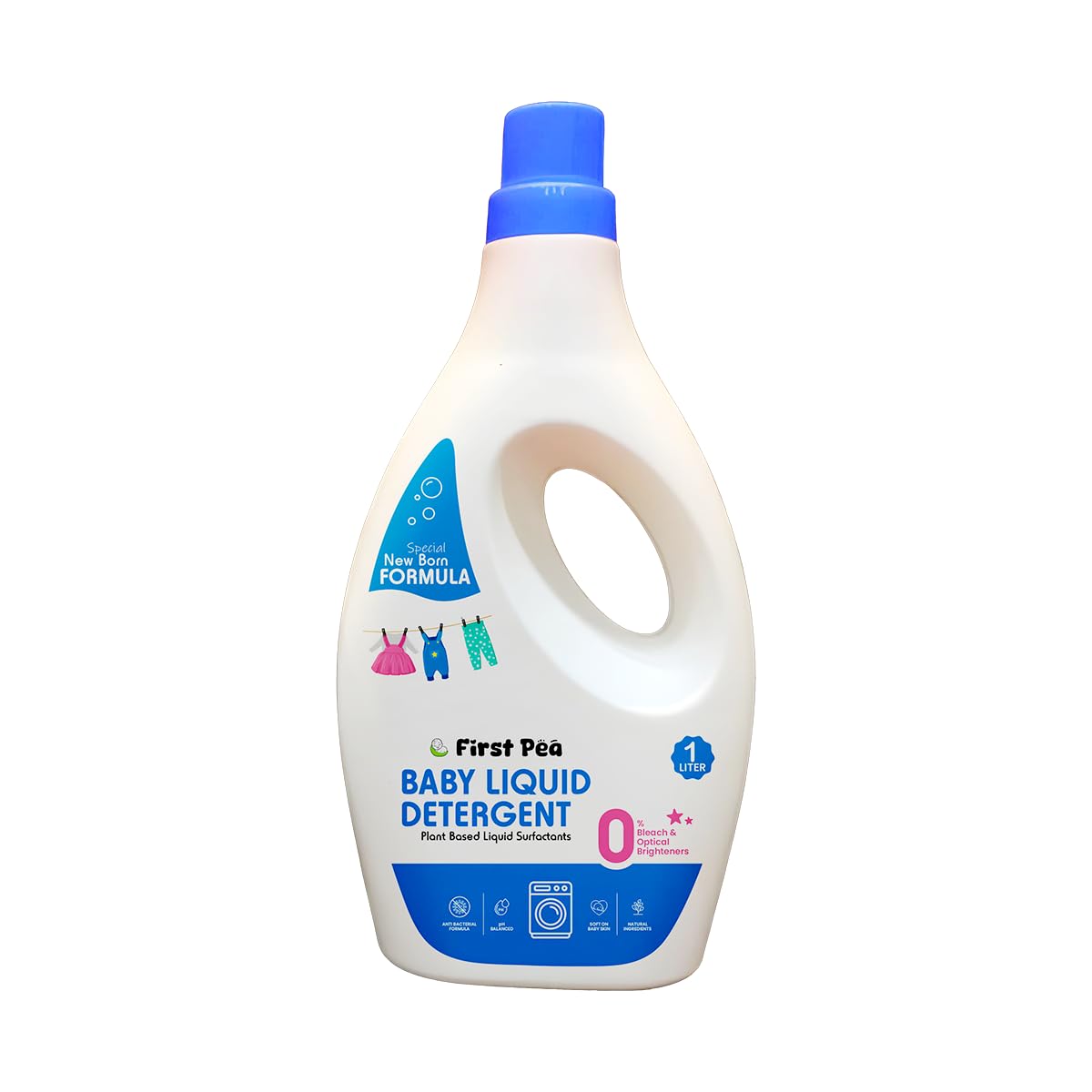 FirstPea Baby Liquid Detergent 1L Gentle Plant-Based & Hypoallergenic Laundry Wash | Safe for Newborns Soft on Skin Tough on Stains (1)-image-20