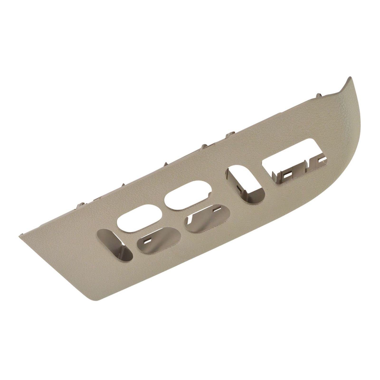 Front Left Window Switch Bezel Parchment Tan Driver Side Compatible with 2003-2006 Ford Expedition