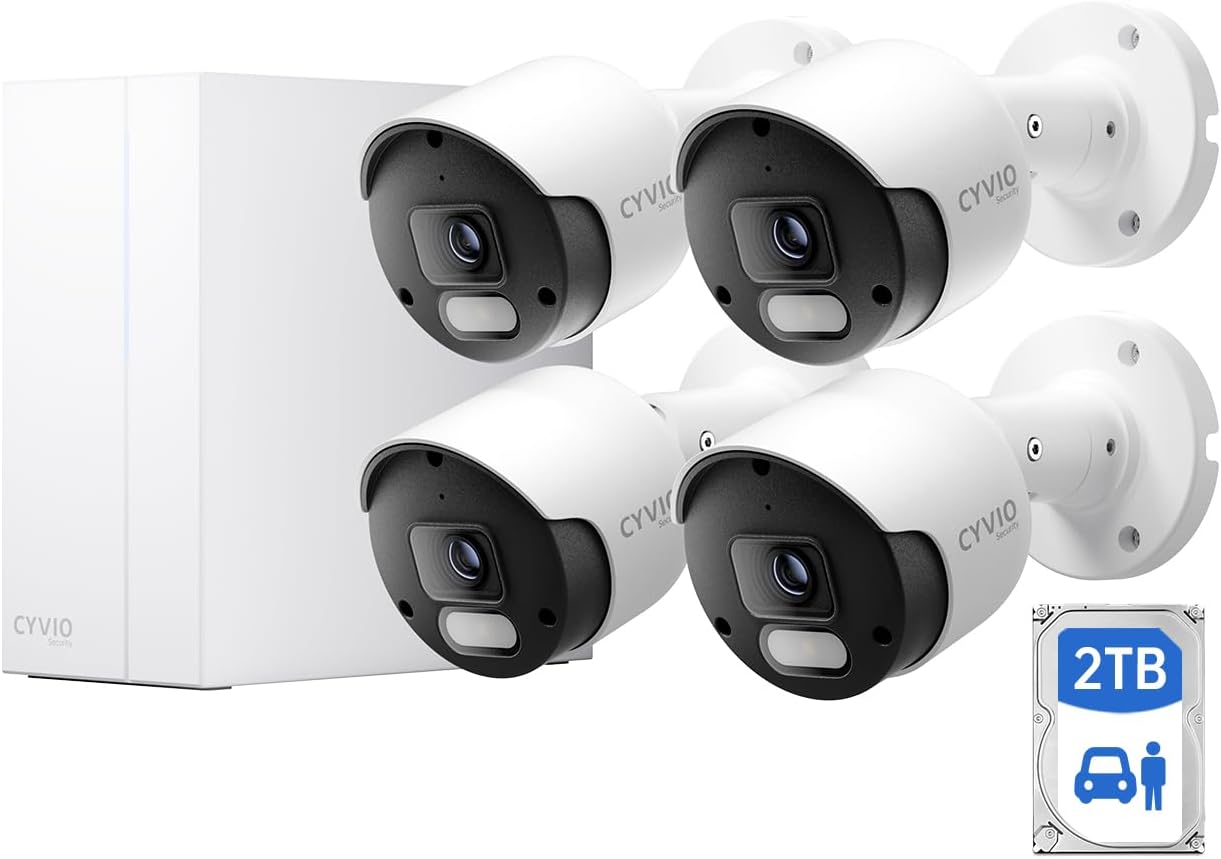 4K PoE Security Camera System