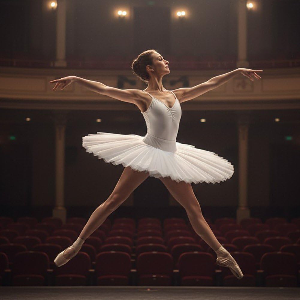 Vestido Tutú De Ballet para Mujer, Leotardo con Escote En V, Tirantes Finos Y Sin Mangas. — view 5