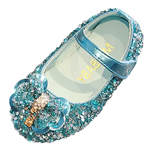 Kids Girls Ballerinas Shoes Sparkling Flat Shoes for Girls School Wedding Shoe Toddler Baby Girl Sequin Princess Shoe