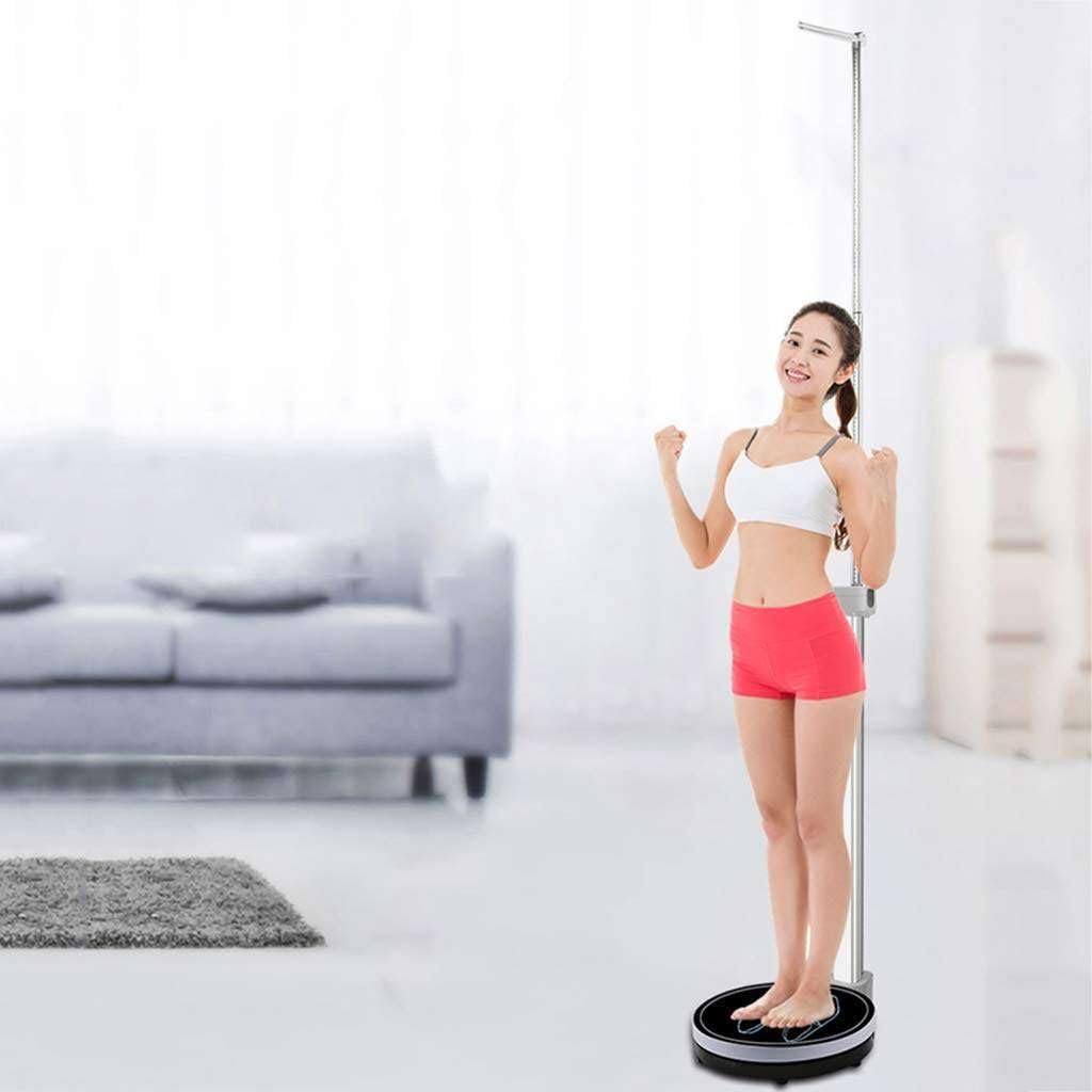 Wagi Elektroniczne, Waga Do Pomiaru Wzrostu I Wagi, Waga Cyfrowa Na Poziomie Oczu, Waga: 3-200 Kg, Wzrost: 83-210 Cm, Czytelne Diody Led, Transmisja Głosu, A