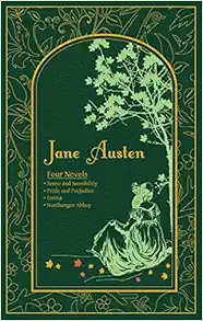 Jane Austen: Four Novels (Leather-bound Classics) book cover