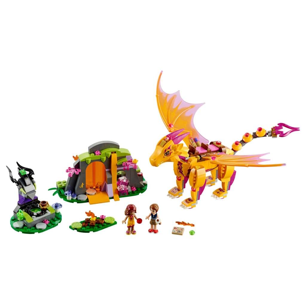 Amazon.co.jp: レゴ エルフ 火のドラゴンの溶岩洞窟 41175 : おもちゃ