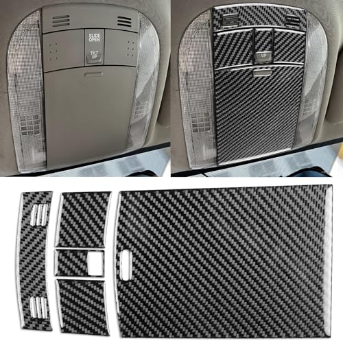 JKYUKU Real Carbon Fiber for Toyota Accessories Roof Reading Light Lamp