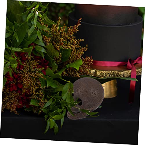 WOONEKY 3 Stks Vuurplaats Schedel Desktop Decor Woonaccessoires Ornament Schedel Logs Voor Vuurplaats Vuurvaste Schedel… - Image 5