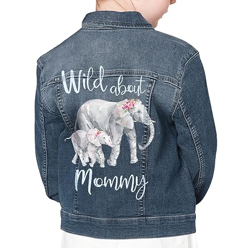 Wild About Mommy Kids' Denim Jacket - Mother's Day Gift - Gift for Kid